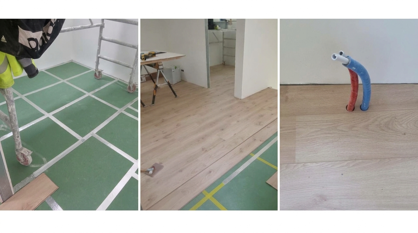 Vloer leggen — laminaat